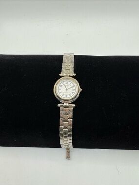 Vintage 925 Sterling Silver Ecclissi Quartz Watch Bracelet